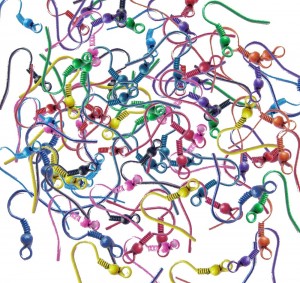 crochets boucles colorés