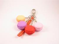 Bijoux de sac macarons colorés