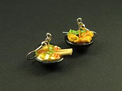 Boucles d'oreilles repas chinois