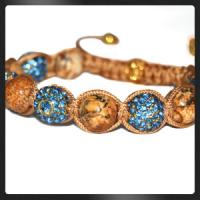 bracelet Shamballa Blue Eye