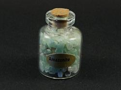 Bocal de fragments d'amazonite