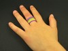 Bague élastique couleur fluorescente au choix