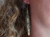 Boucle d'oreilles boucliers couleur bronze décor choix