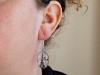 Boucles d'oreilles fantaisie cabochons de verre Paris