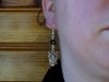 Boucles d'oreilles fantaisie breloque chouette finition au choix