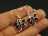 Boucles d'oreilles en métal fantaisie libellule strass