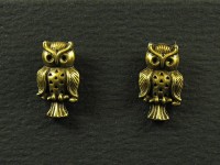 Boucles d'oreilles puces chouettes ou hiboux