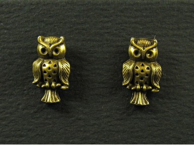 Boucles d'oreilles puces chouettes ou hiboux