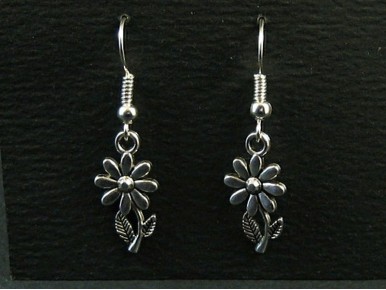 Boucles d'oreilles fantaisie breloques fleurs