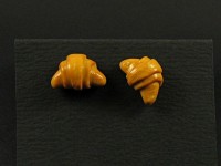 Boucles d'oreilles format puce croissant