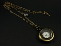 Collier montre strass mobiles