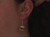 Boucles d'oreille hamburgers