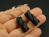 Boucles d'oreilles réglisses torsadés