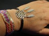 Bracelet tissage artisanal attrape-rêves