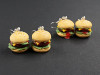 Boucles d'oreille hamburgers