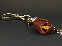 Bijou de sac artisanal barre chocolatée Mars