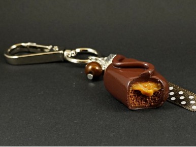 Bijou de sac artisanal barre chocolatée Mars