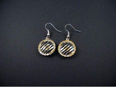 Boucles d'oreilles rond filigrané