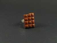 Bague tablette de chocolat 