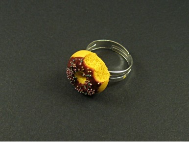 Bague gourmande donut croqué
