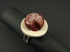 Bague assiette fondant au chocolat coeur moelleux