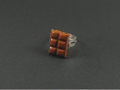 Bague tablette de chocolat