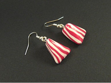 Boucles d'oreilles berlingots bicolores