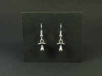 Boucles d'oreilles fantaisie tétines métalliques