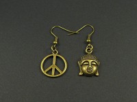 Peace and Bouddah bronze