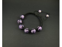 Bracelet shamballa violet