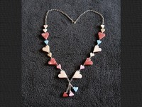 Collier 21 coeurs