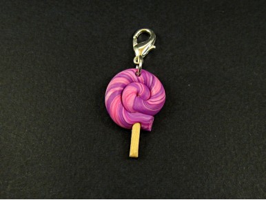 Charm artisanal sucette baton