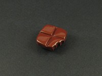 Magnet artisanal carreaux de chocolat croqués