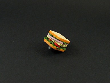 Magnet sandwich réaliste en Fimo