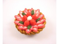 Magnet tarte aux fraises