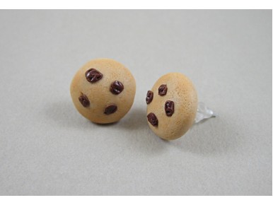 Boucles d'oreilles à clous en cookies