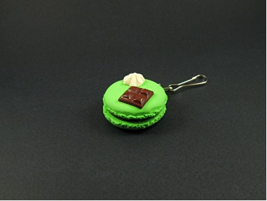 Bijou de sac  macaron vert pistache 