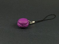 Bijou de téléphone macaron violet